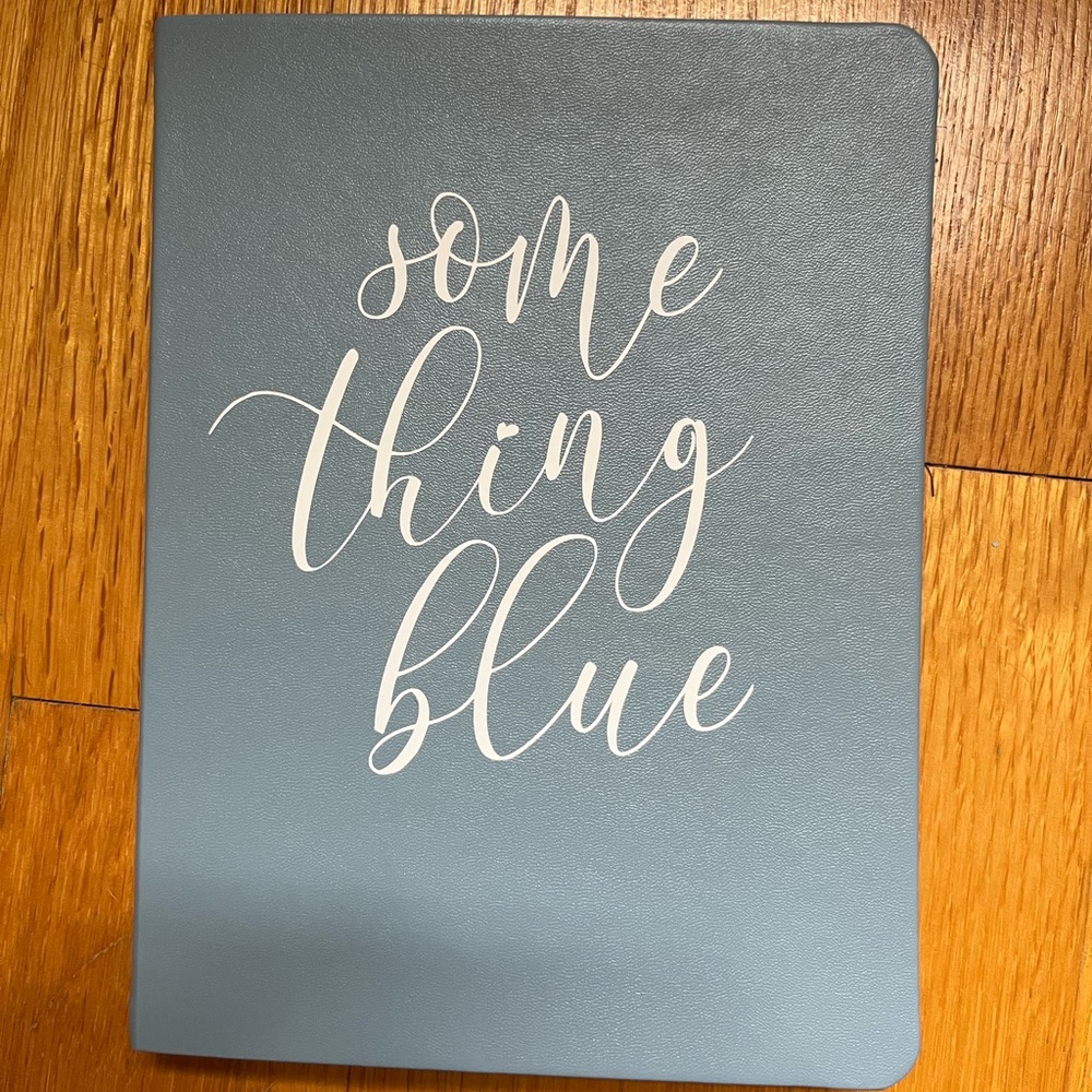 NWOT - Something Blue Wedding Notebook